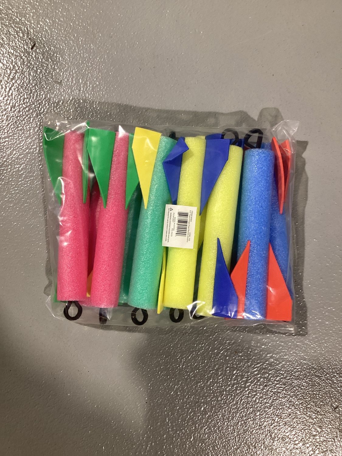 6.5" Foam Finger Flyer Rocket (Dozen)