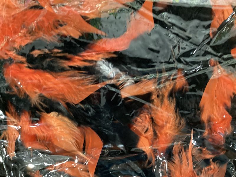 6' Black and Orange Boa (Each)