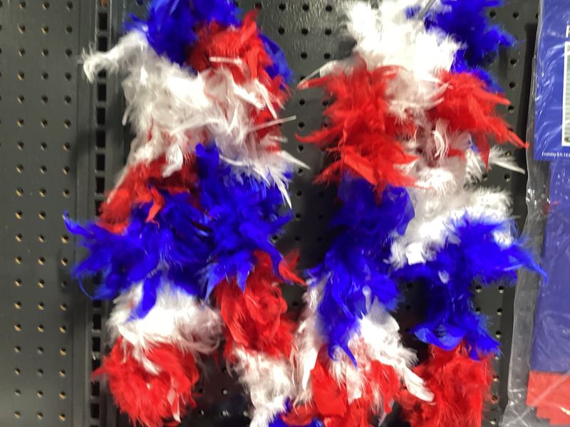 6' Red, White and Blue Sectional Boa (Each)
