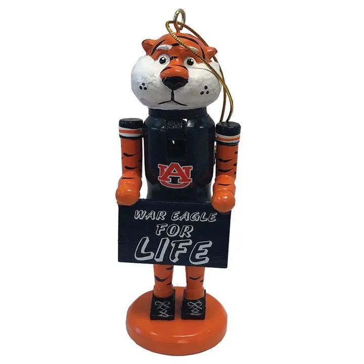 6" Auburn for Life Nutcracker Ornament (Each)