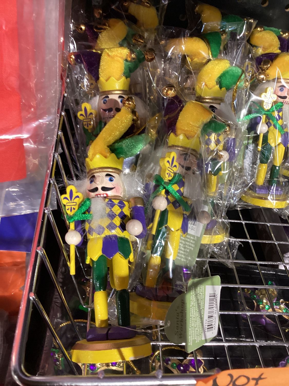 6&quot; Mardi Gras Nutcracker Ornament (Each)