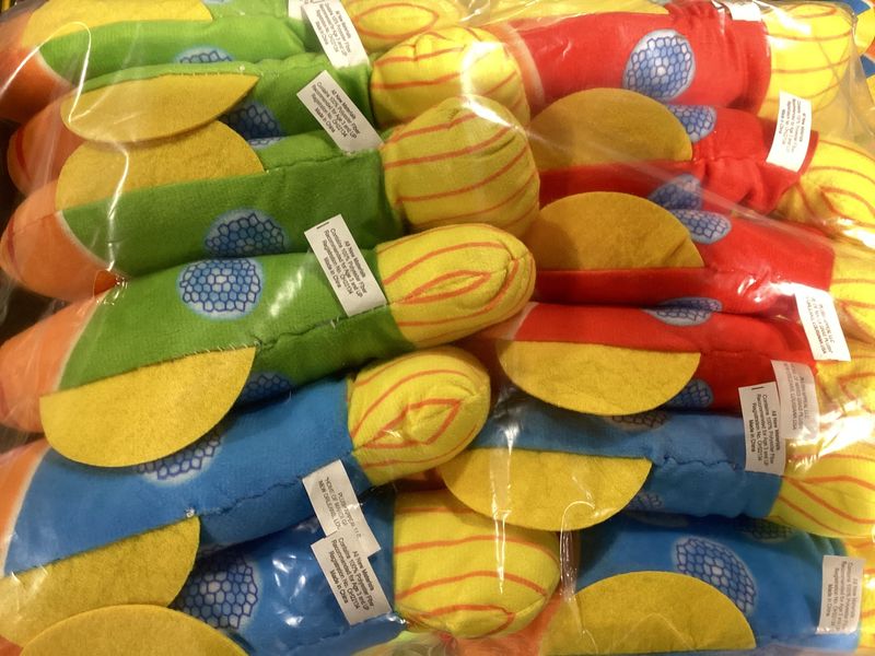 7.5" Printed Plush Fish (Each)