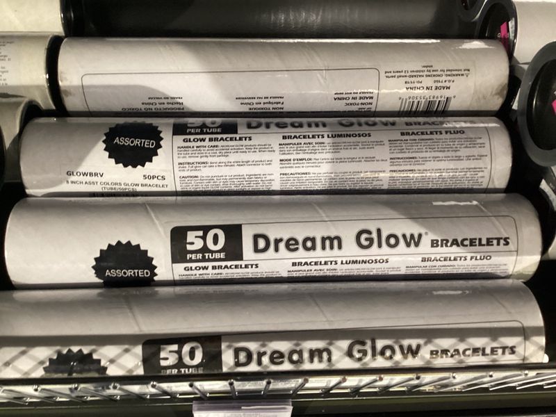 8" Glow Bracelet - Assorted Colors (Tube/50 Pieces)