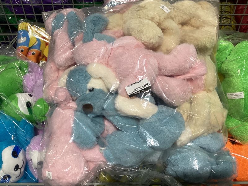 8.3" Floppy Plush Baby Dogs (Dozen)