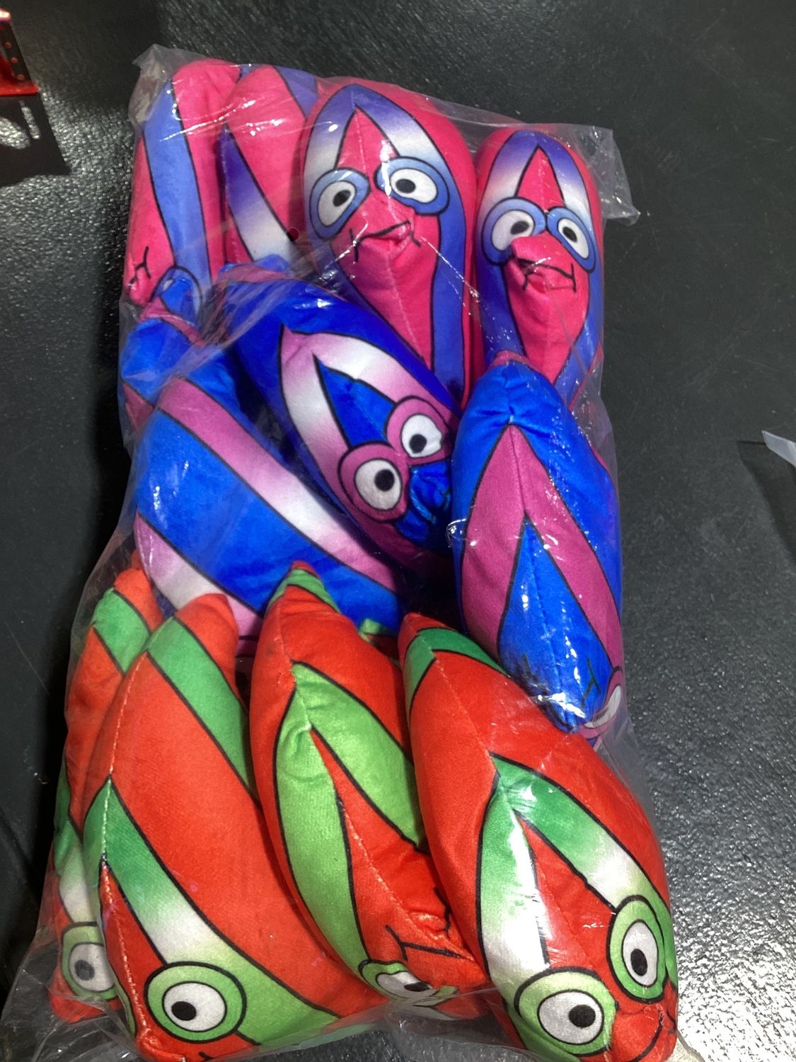 8" Two Stripe Fish - Assorted Colors (Dozen)