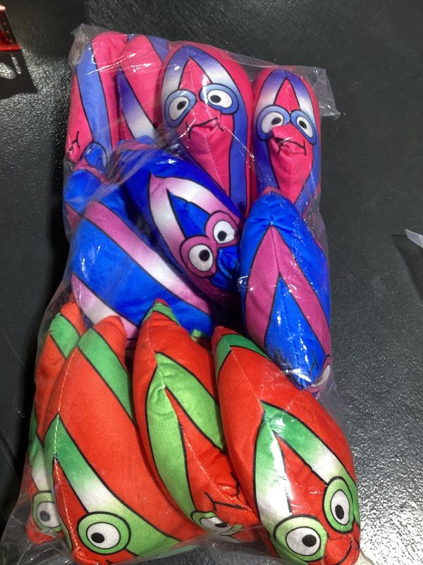 8" Two Stripe Fish - Assorted Colors (Dozen)