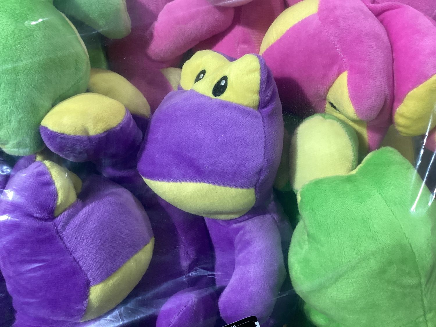 9" Plush Floppy Frog - 3 Colors single