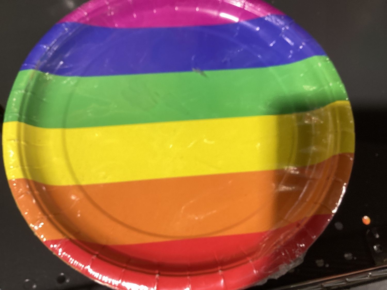 9" Rainbow Plates (Pack of 8)