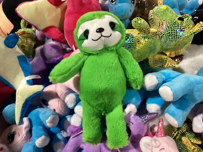 9" Plush Floppy Sloth - 3 Colors single
