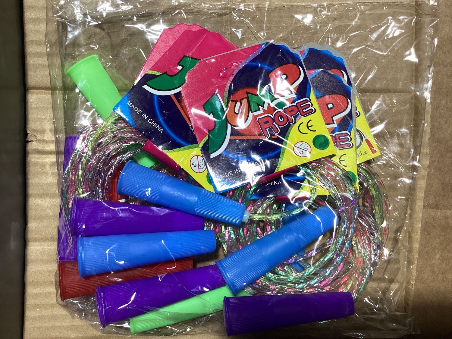 Assorted Color Jump Rope (Pack of 6)