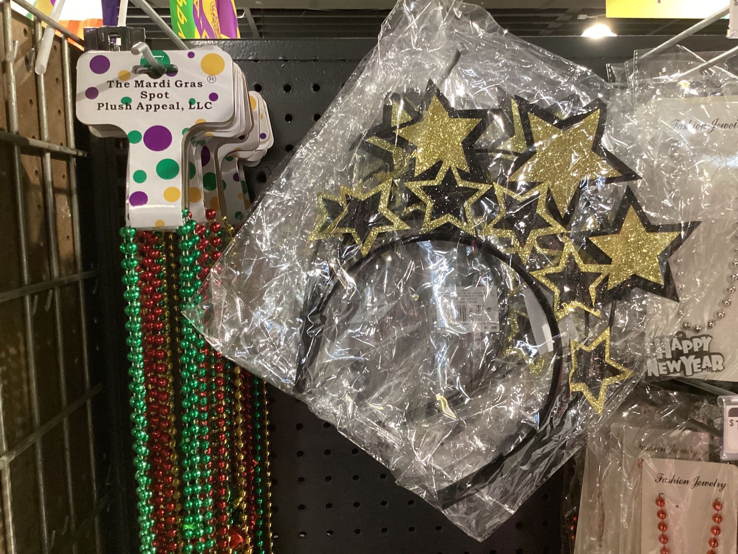 Black and Gold Stars Headband (Each)