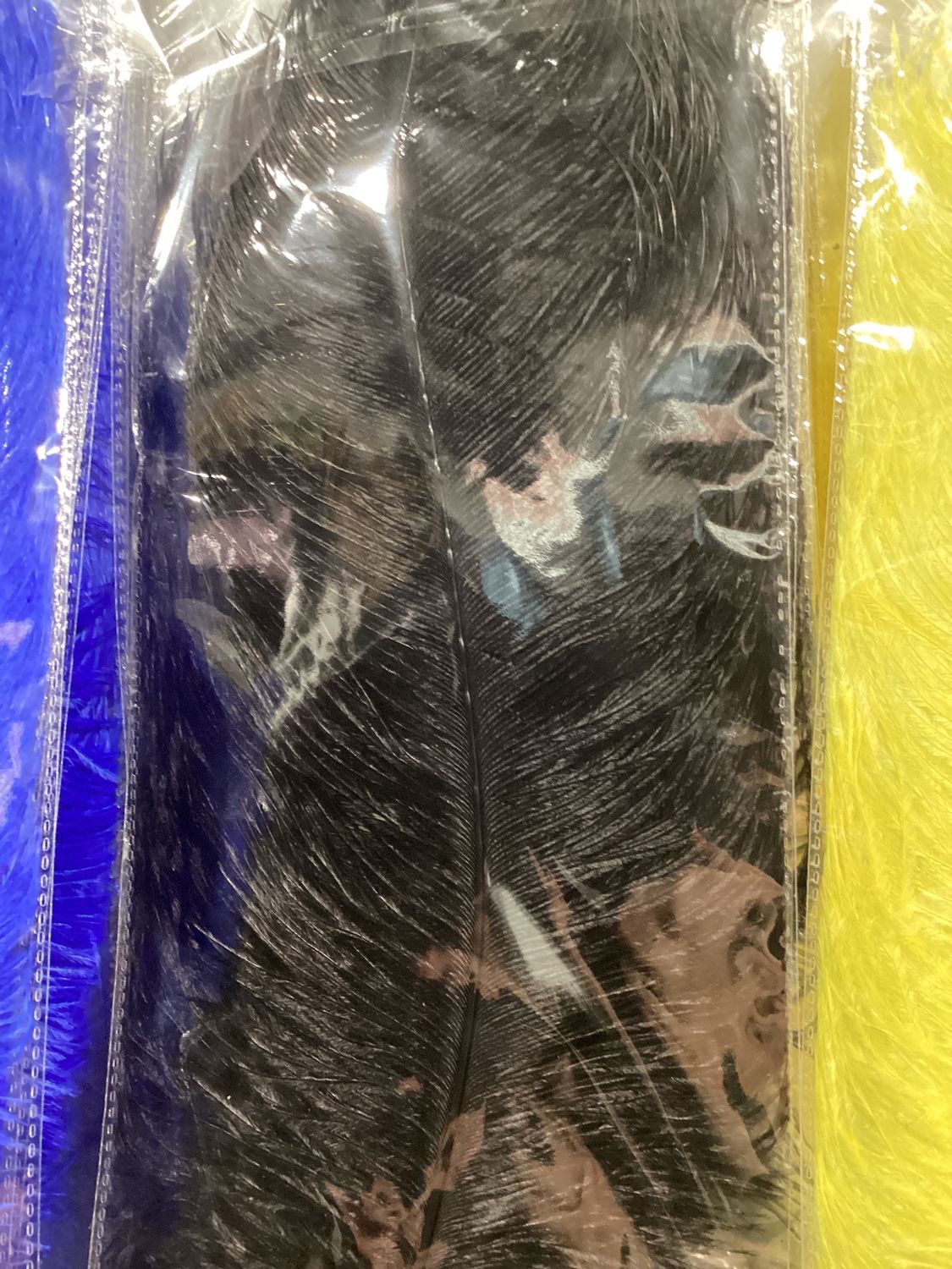 Black Ostrich Feather Plume 18" to 20" (Each)