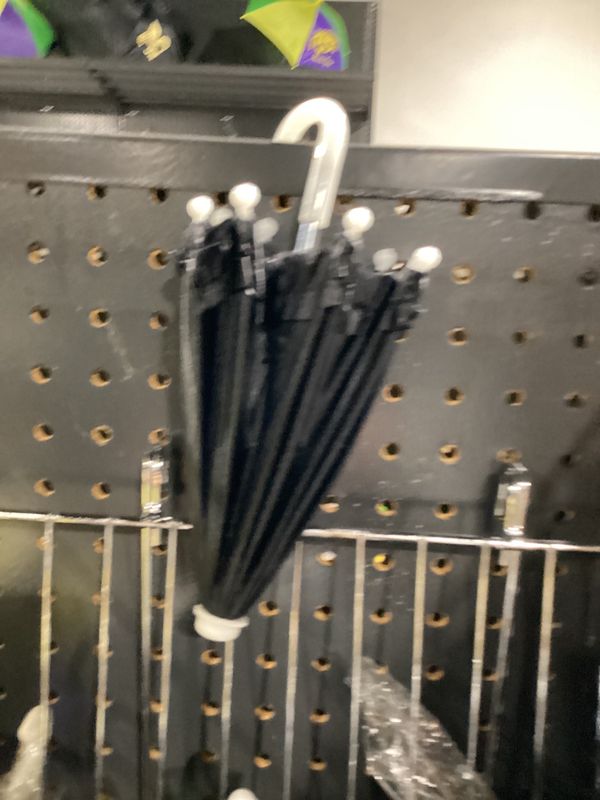 Black Umbrella with Ruffle 5" (Each)