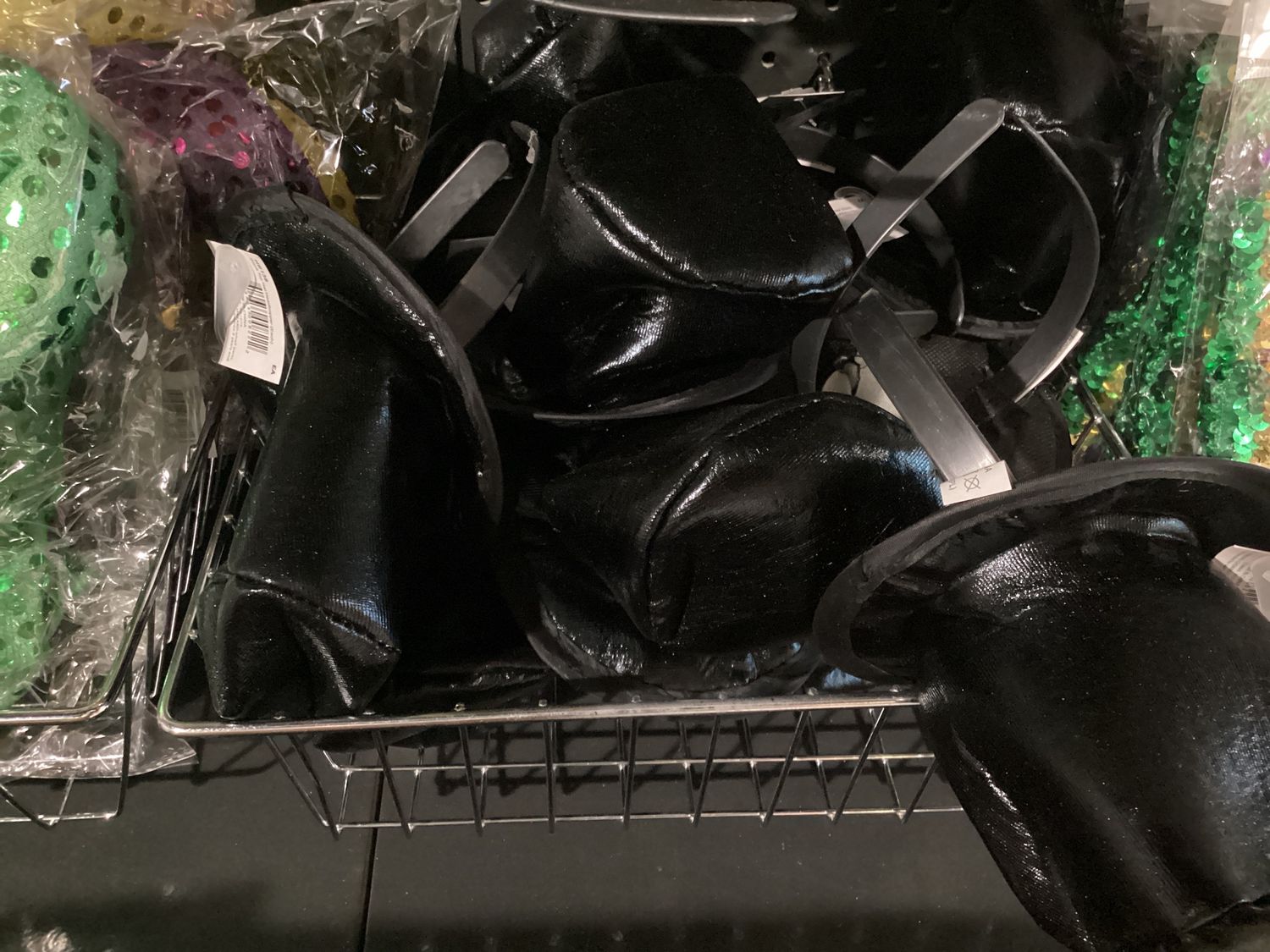 Black Top Hat Head Bopper (Each)