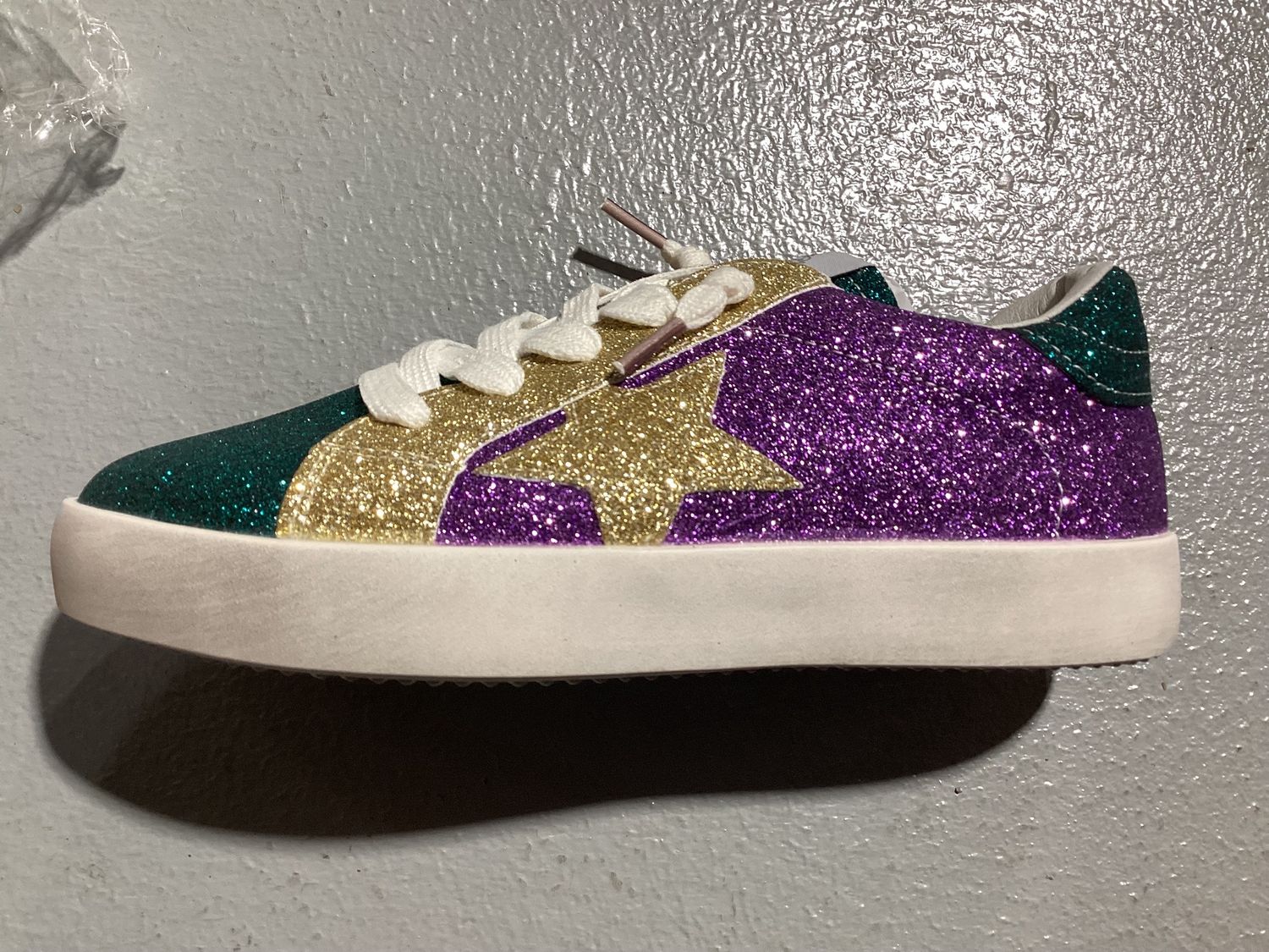 Children's Mardi Gras Sneakers - 11C (Pair)