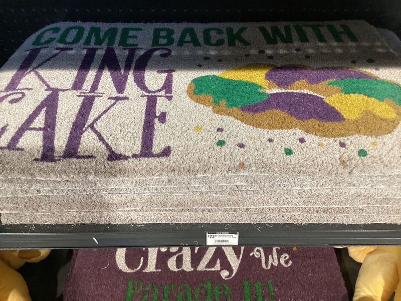 Come Back with King Cake Coir Doormat (Each)