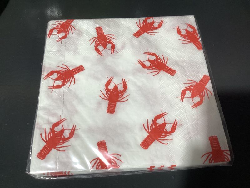 Crawfish 2-Ply Luncheon Napkin (Pack of 16)