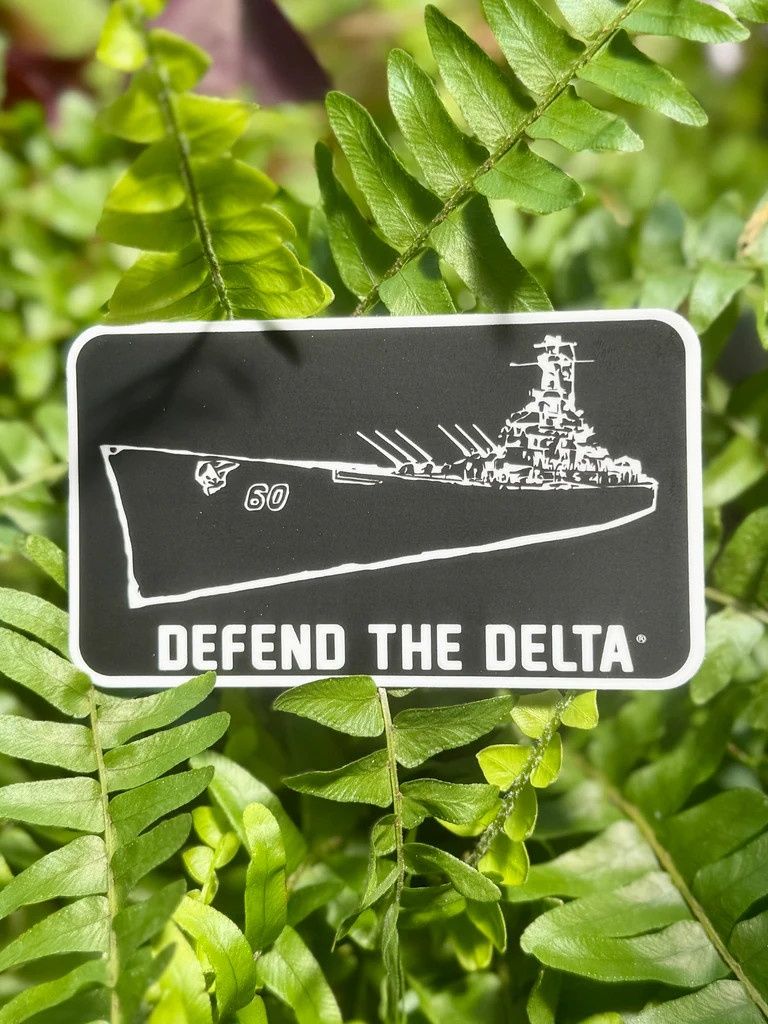 Defend the Delta Sticker