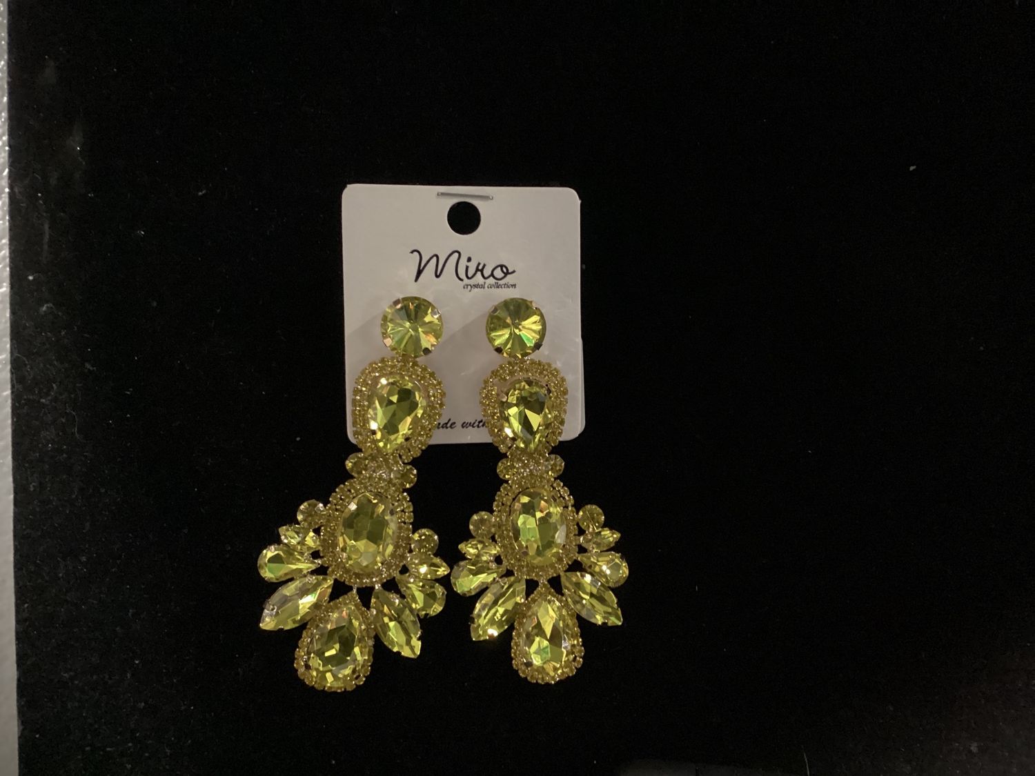 Earrings - Canary Yellow