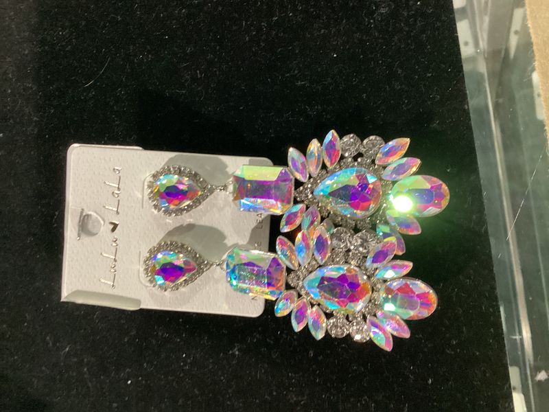 Earrings - Iridescent Drop Dangle