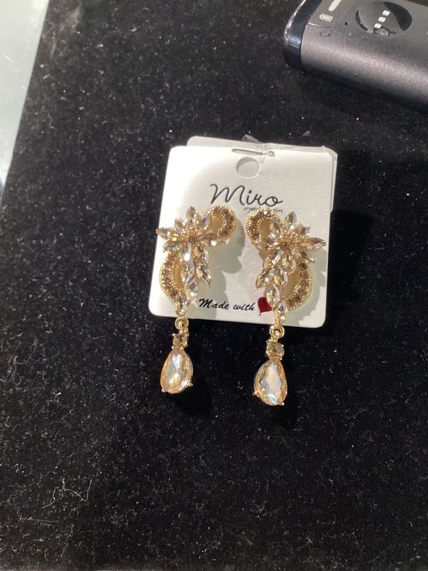 Earrings - Peach Dangle