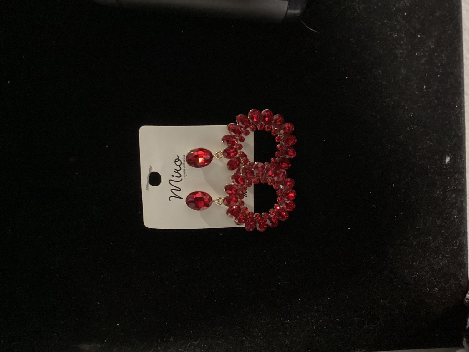 Earrings - Red Circle