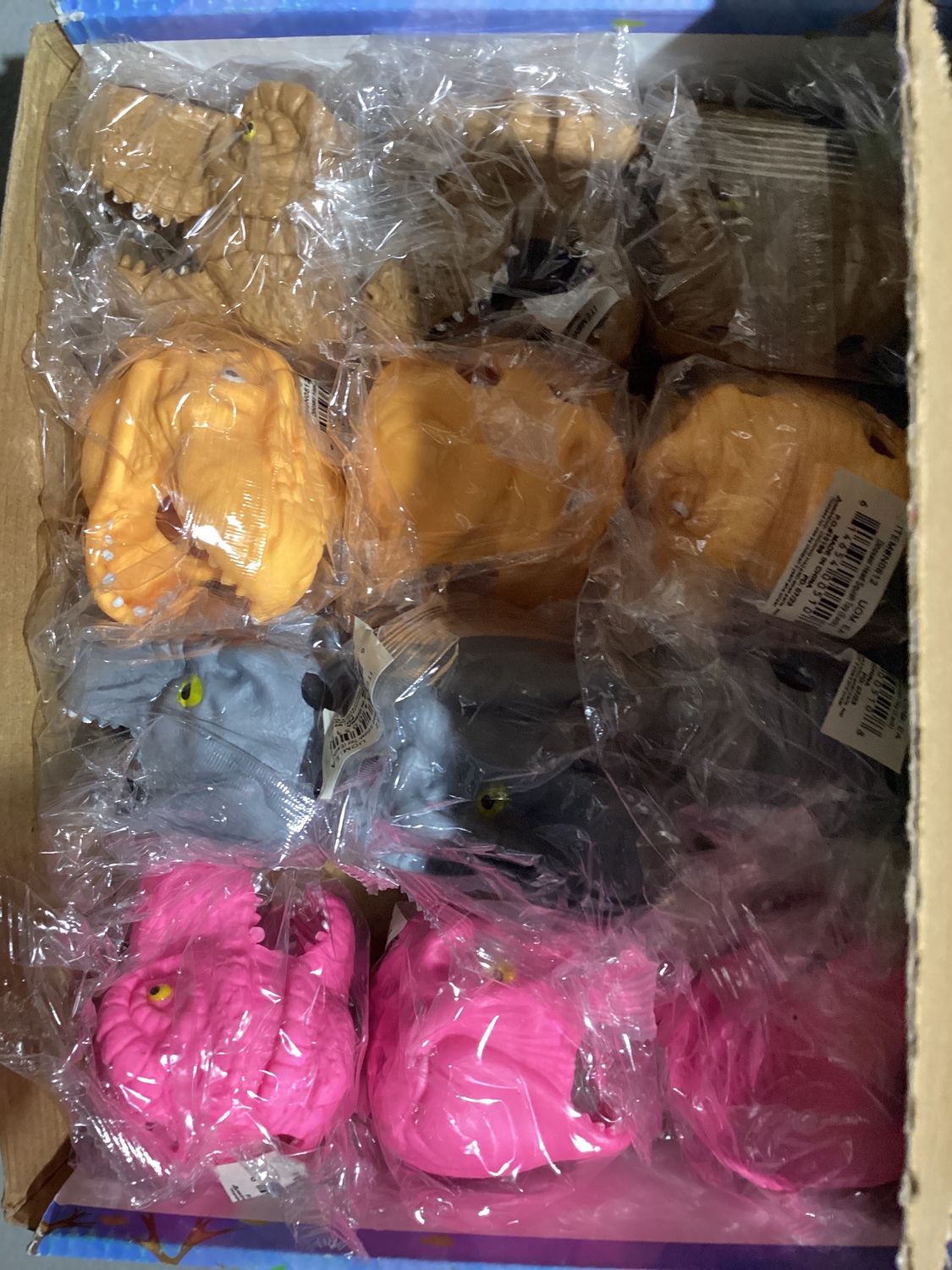 Dinosaur Head Squish Toy (Each)