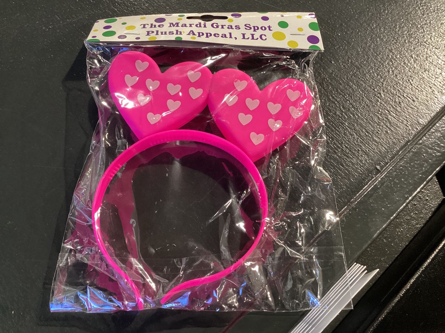 Double Heart LED Headbopper (Each)