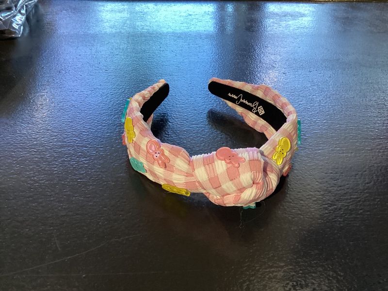 Easter 2022 - Child Size Pink Gingham Peeps Headband