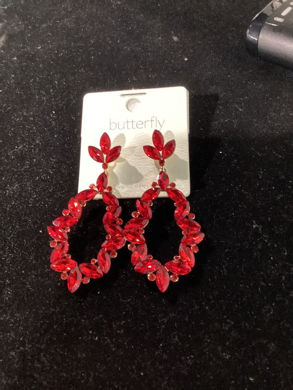 Earrings - Red