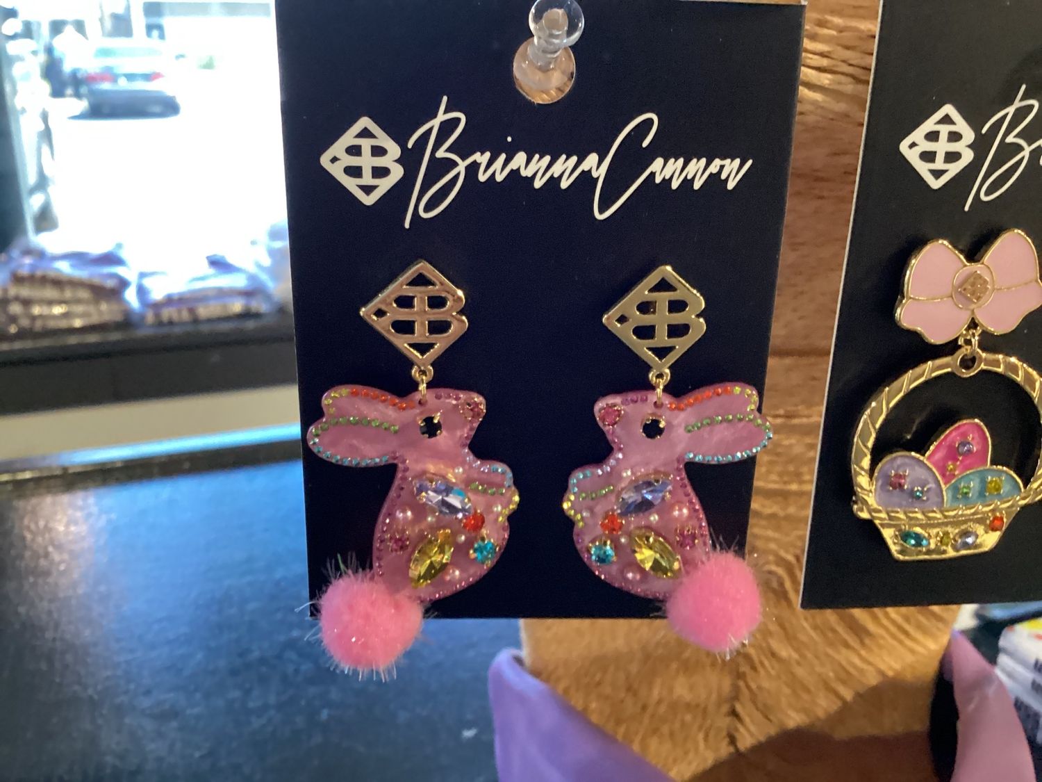Easter 2022 - Pink Blingy Bunny Earrings