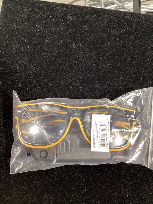 El Wire Yellow Square Sunglasses (Each)