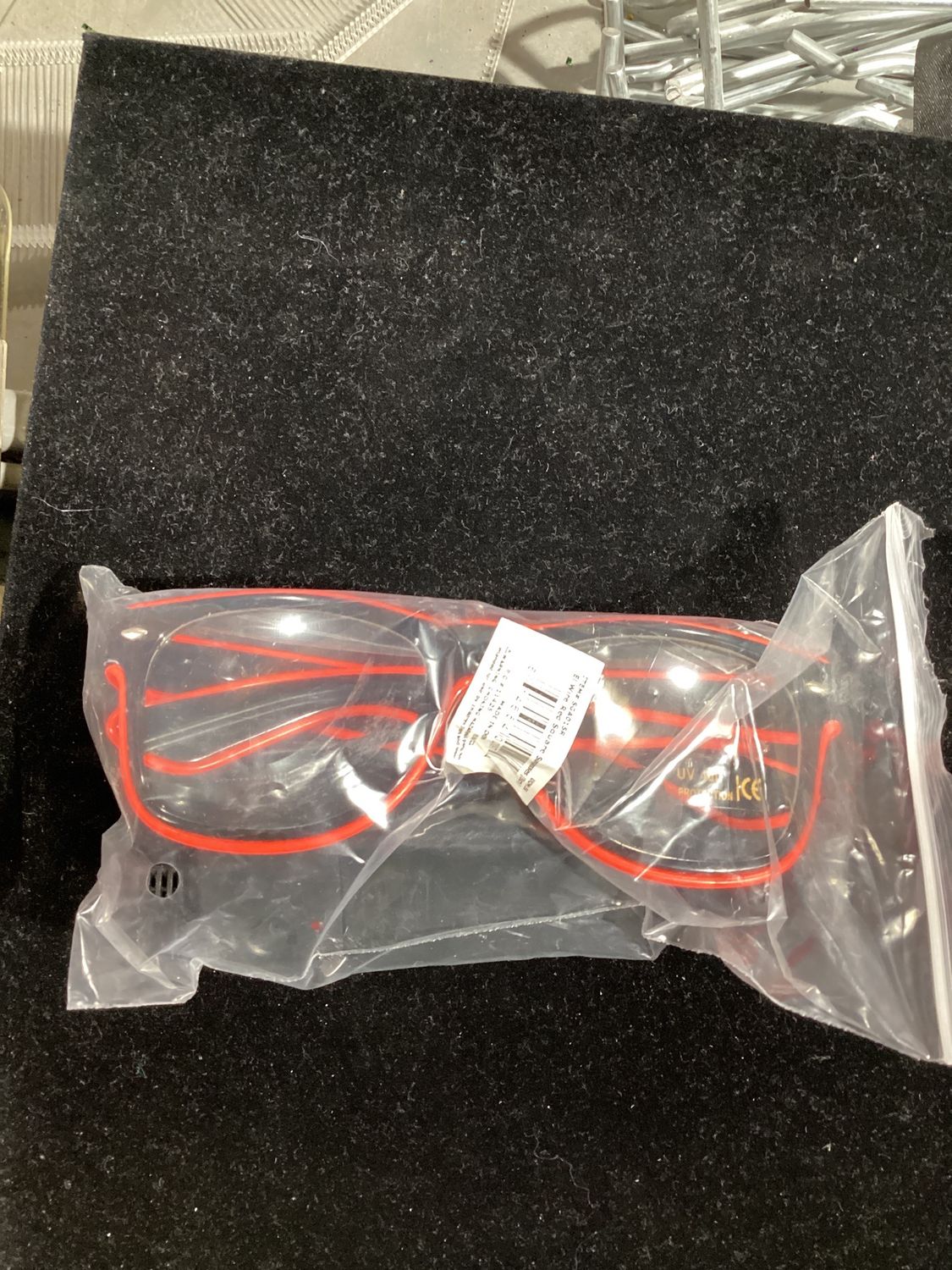 El Wire Red Square Sunglasses (Each)