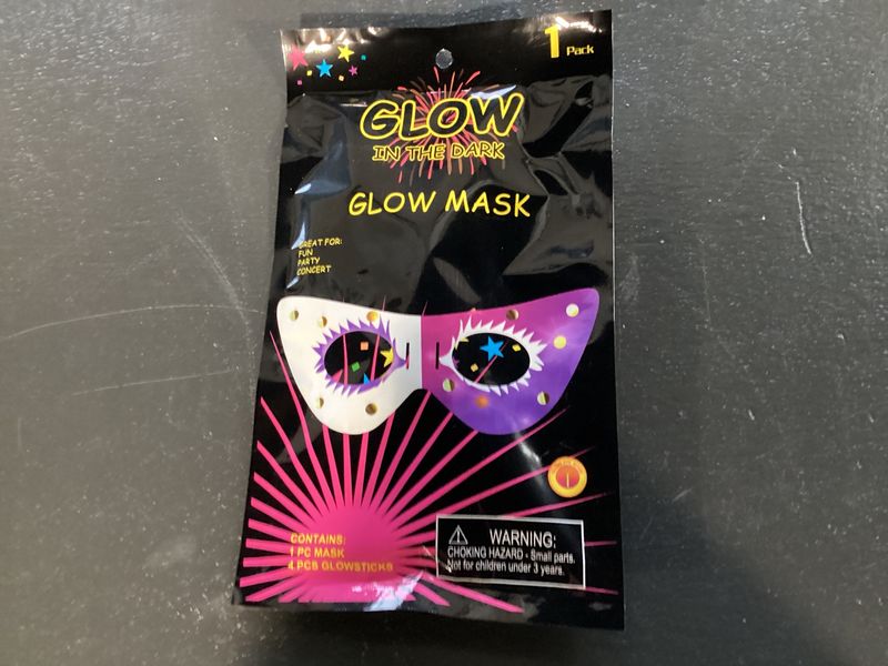 Glow Mask with Light Sticks (Each)