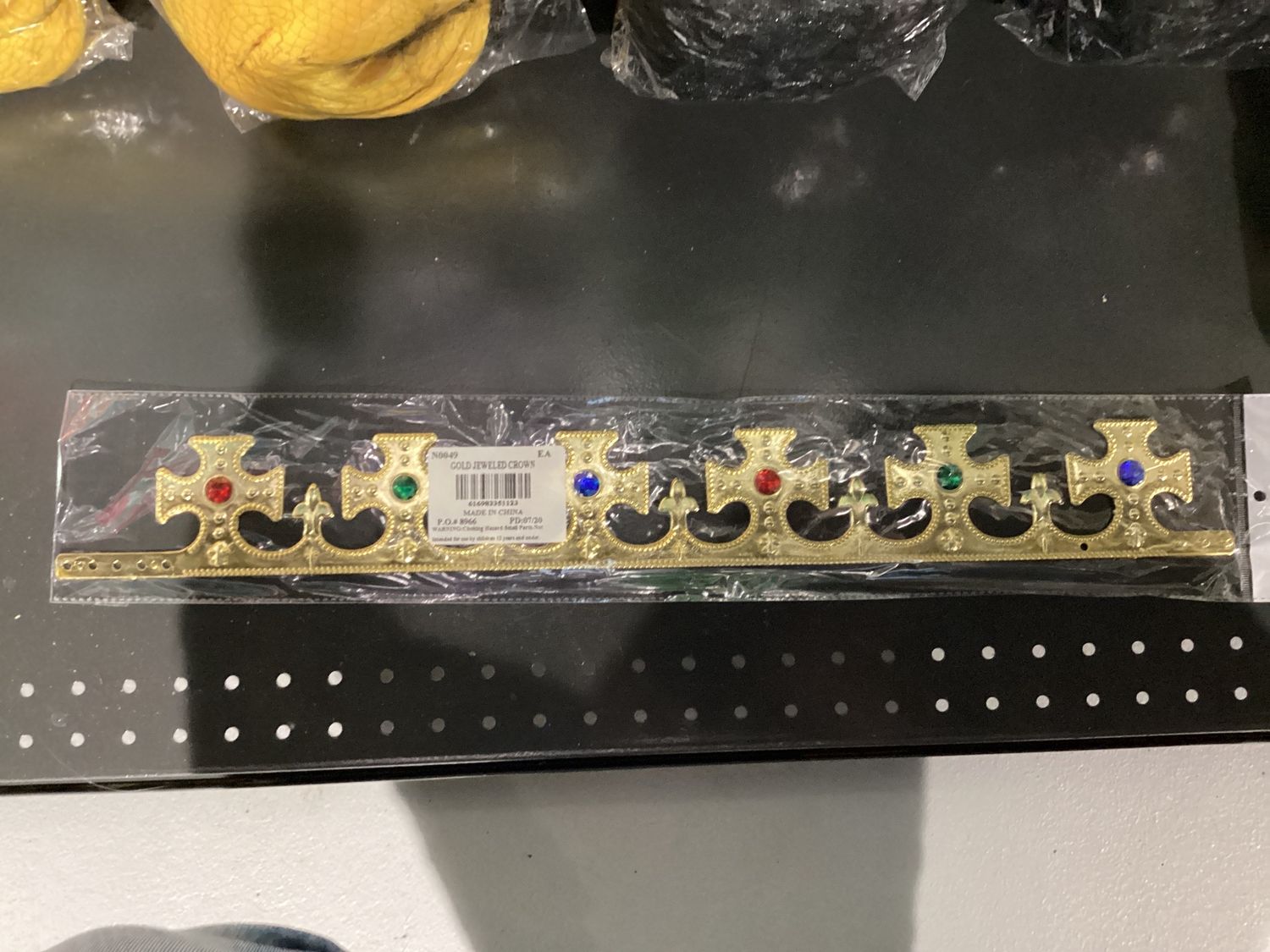 Gold Jeweled Crown (Each)