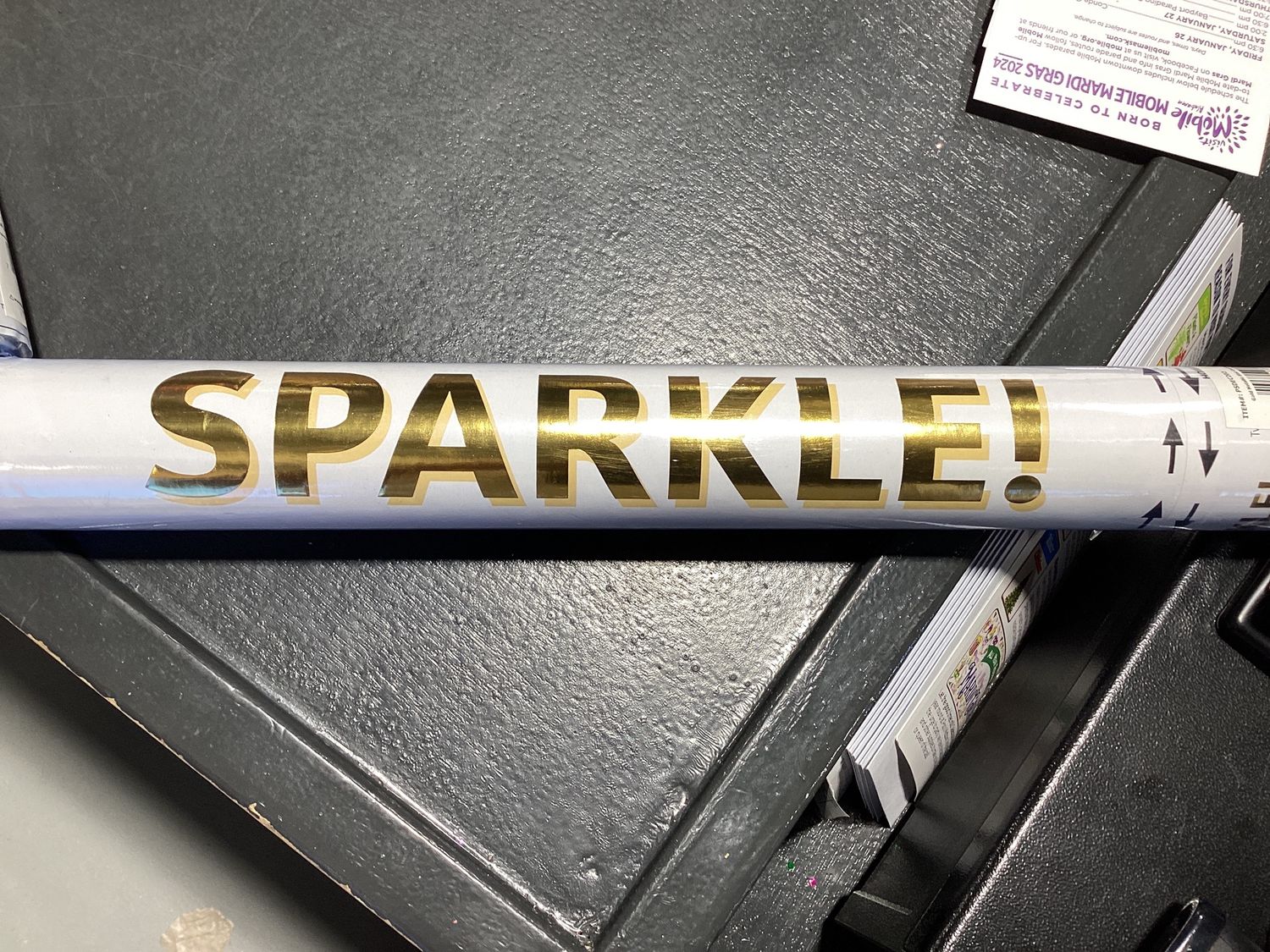 Gold Metallic Star Confetti Cannon 16" (Each)