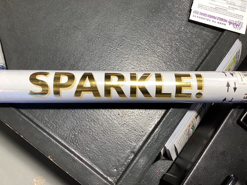 Gold Metallic Star Confetti Cannon 16" (Each)