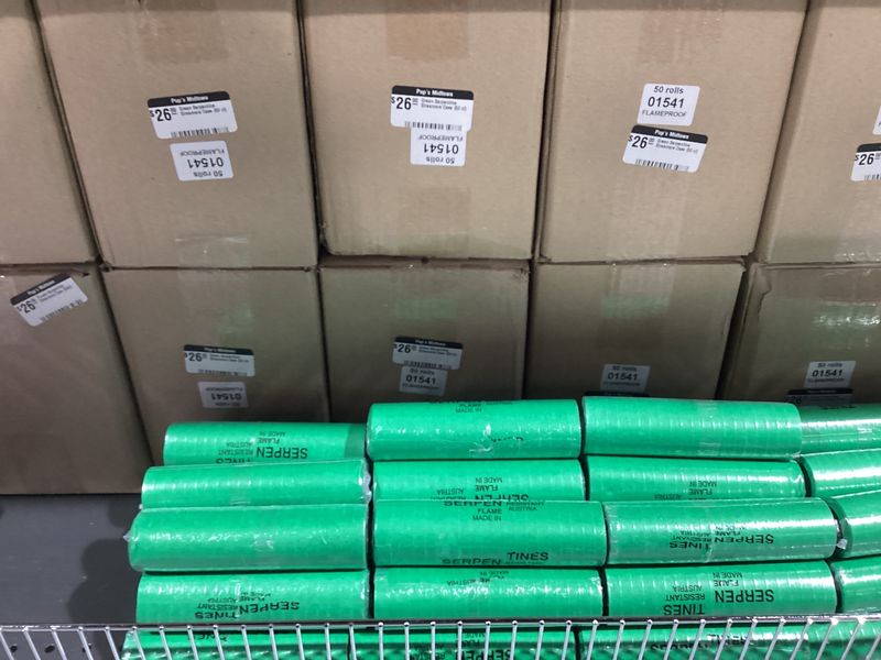 Green Serpentine Streamers Case (50 ct)