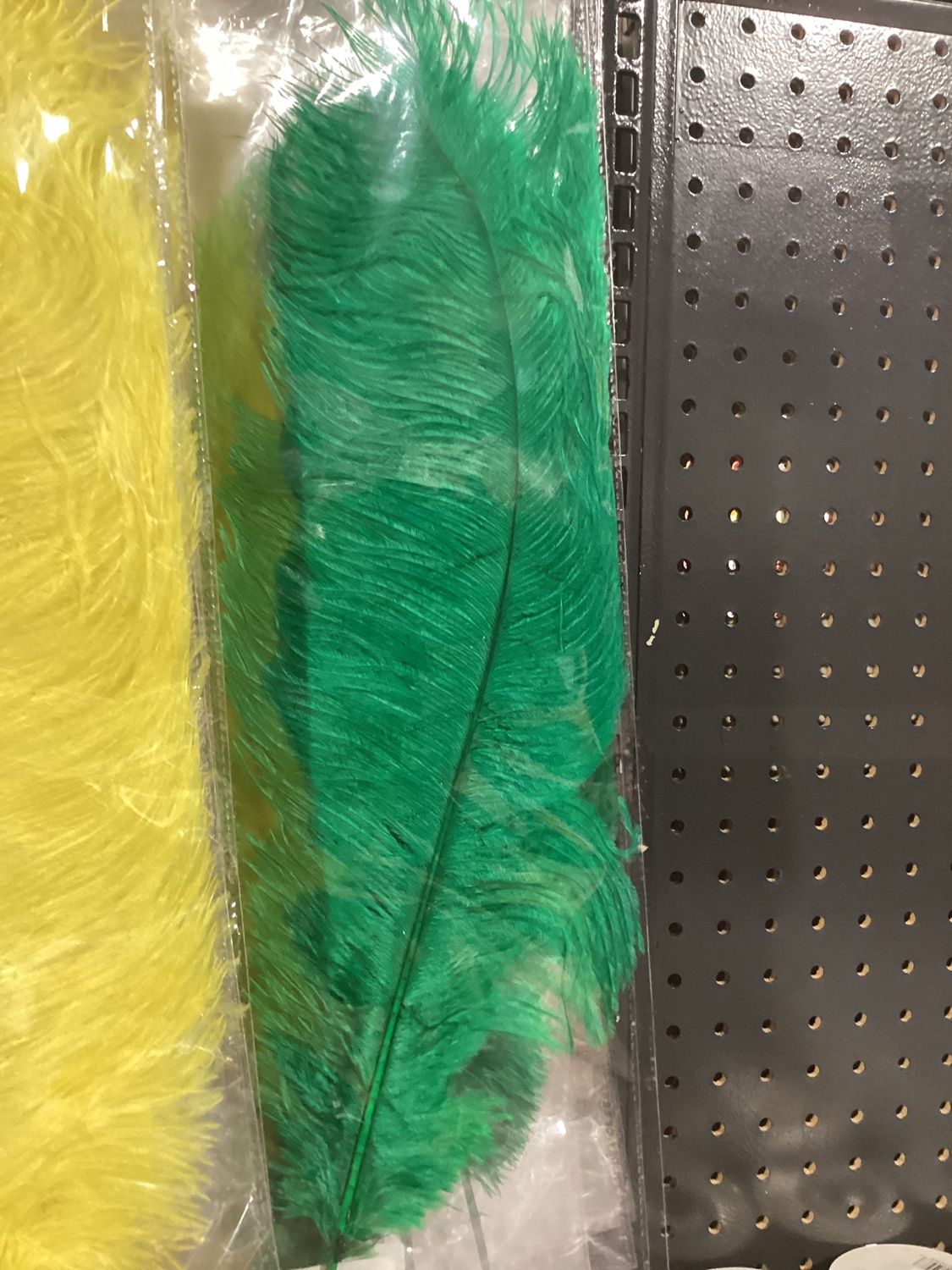 Green Ostrich Feather Plume 18" to 20" (Each)