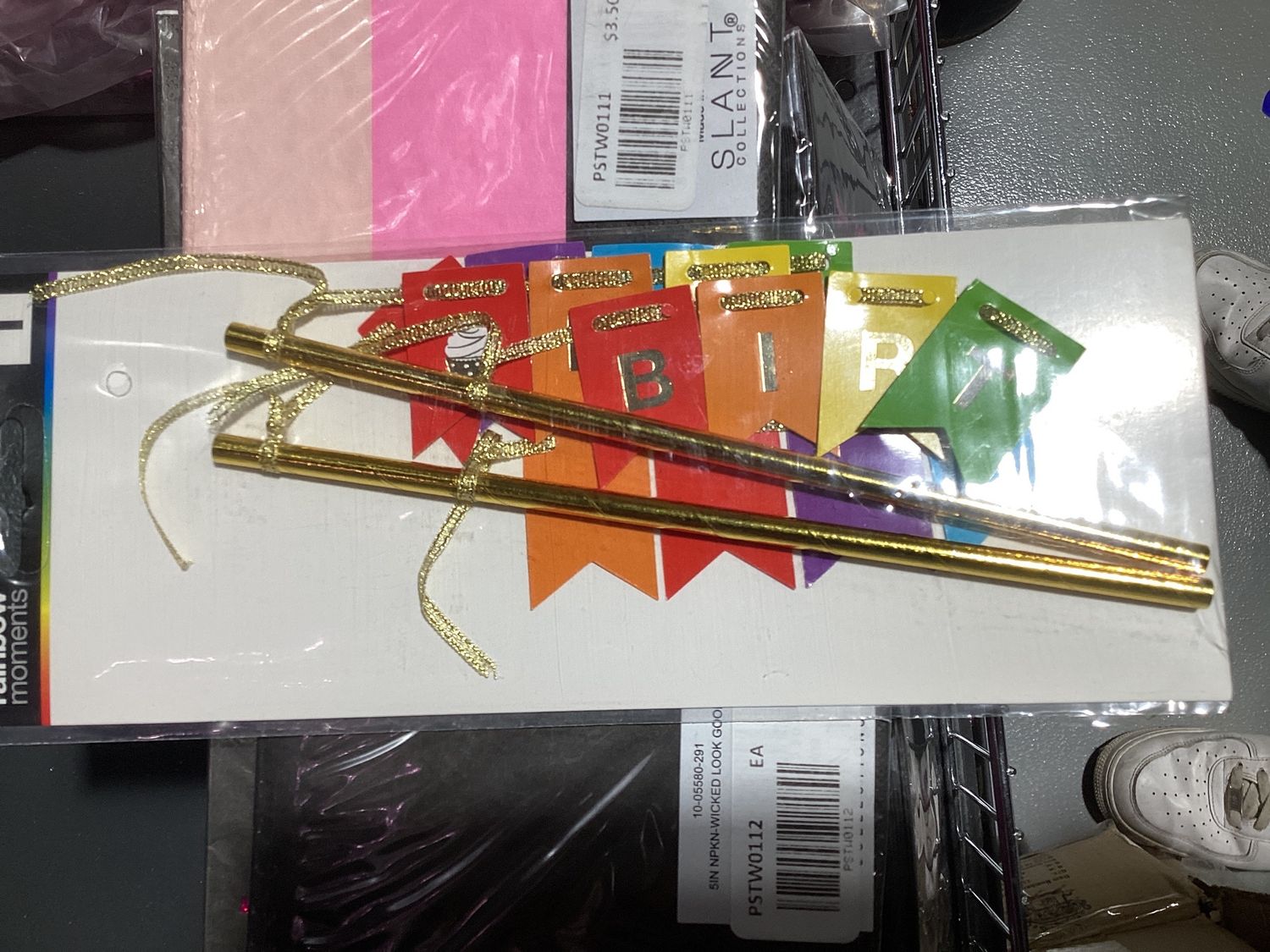 Happy Birthday Cake Bunting (Pack)