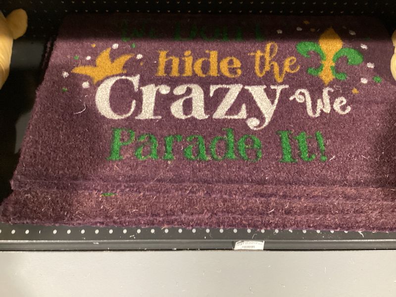 Hide The Crazy Coir Doormat 30&quot; x 18&quot; (Each)