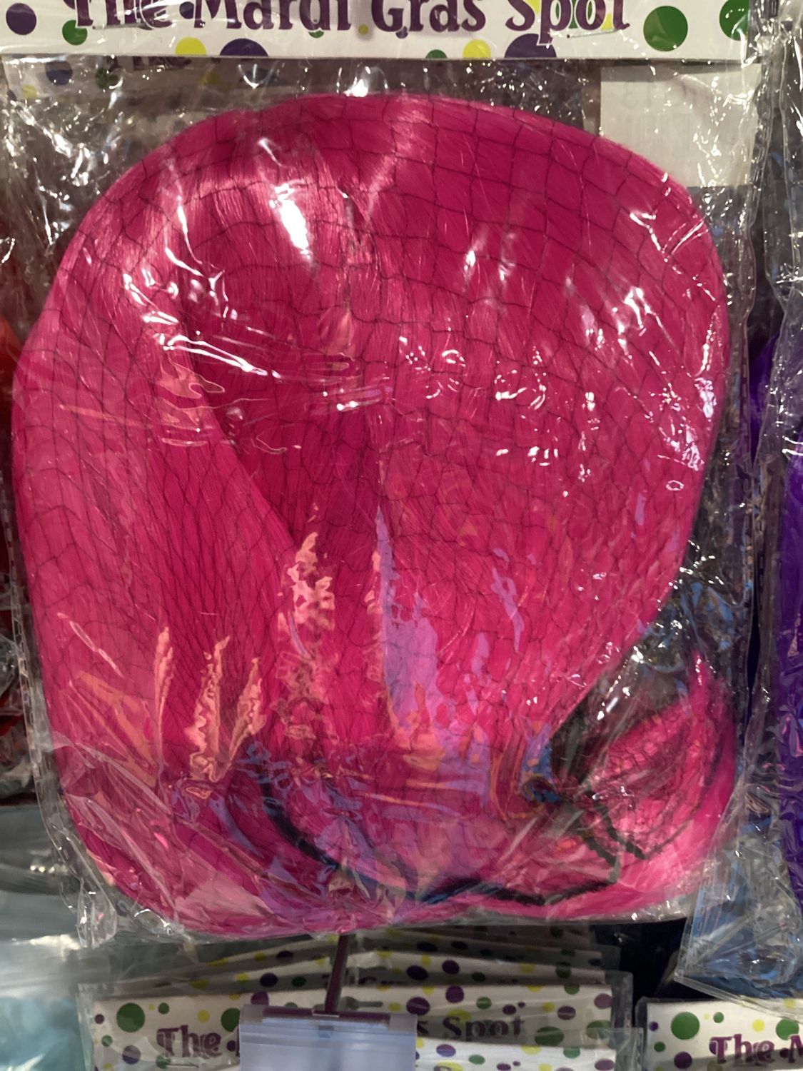 Hot Pink Bob Wig (Each)