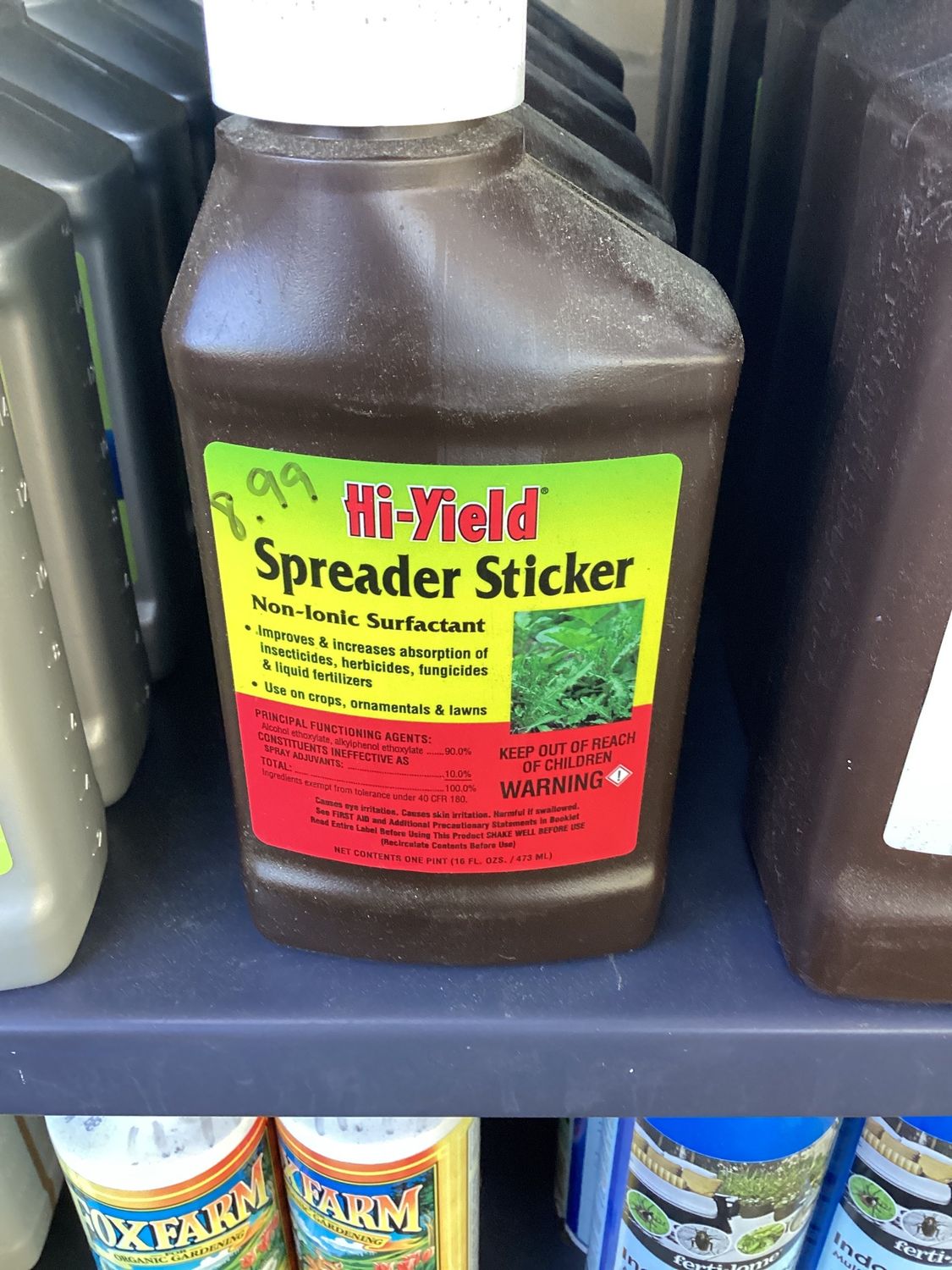 Hi-Yield Spreader Sticker