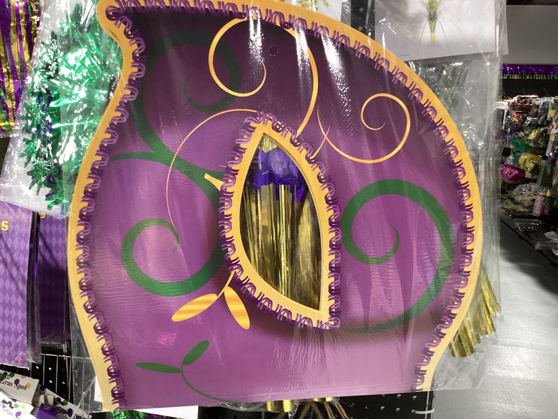 Jumbo Mardi Gras Mask Cutout 3' 1" (Each)