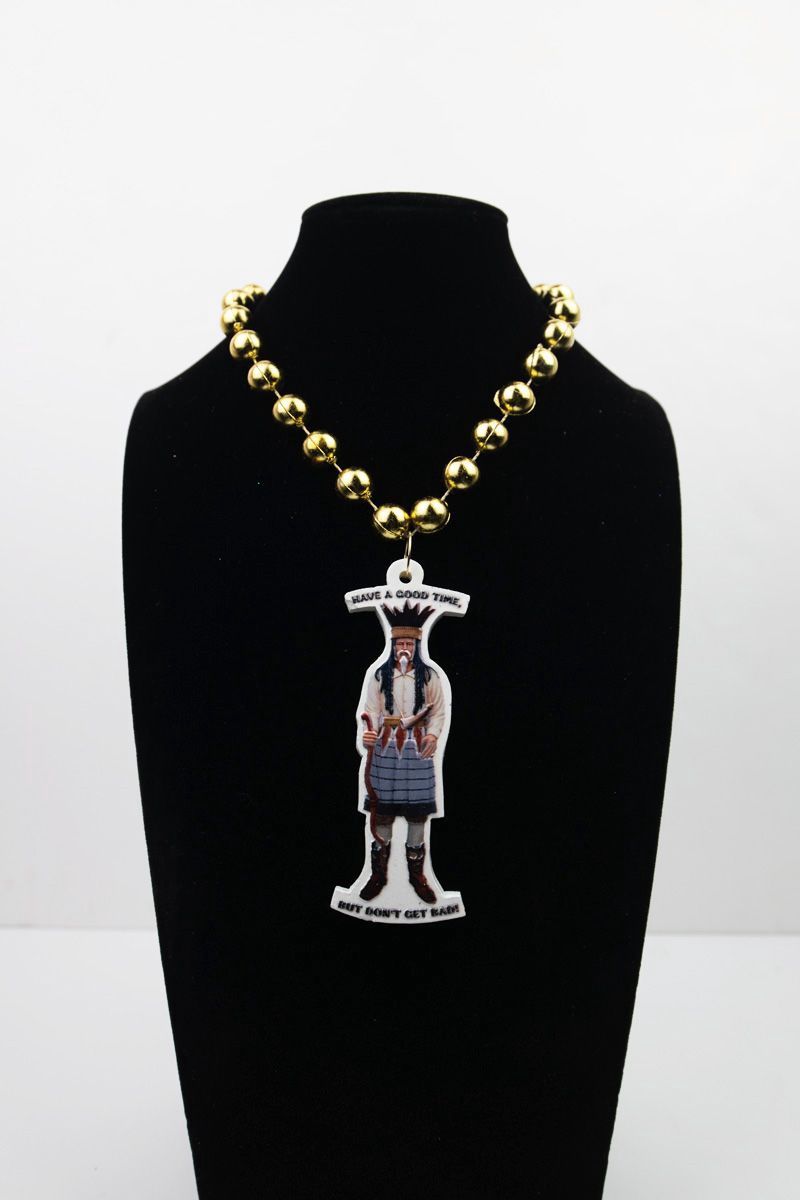 Joe Cain Have a Good Time Mardi Gras Bead - 6pc