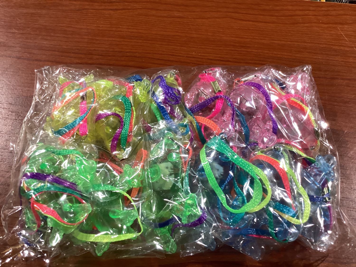 LED Airplane Necklace - Assorted Colors (Dozen)