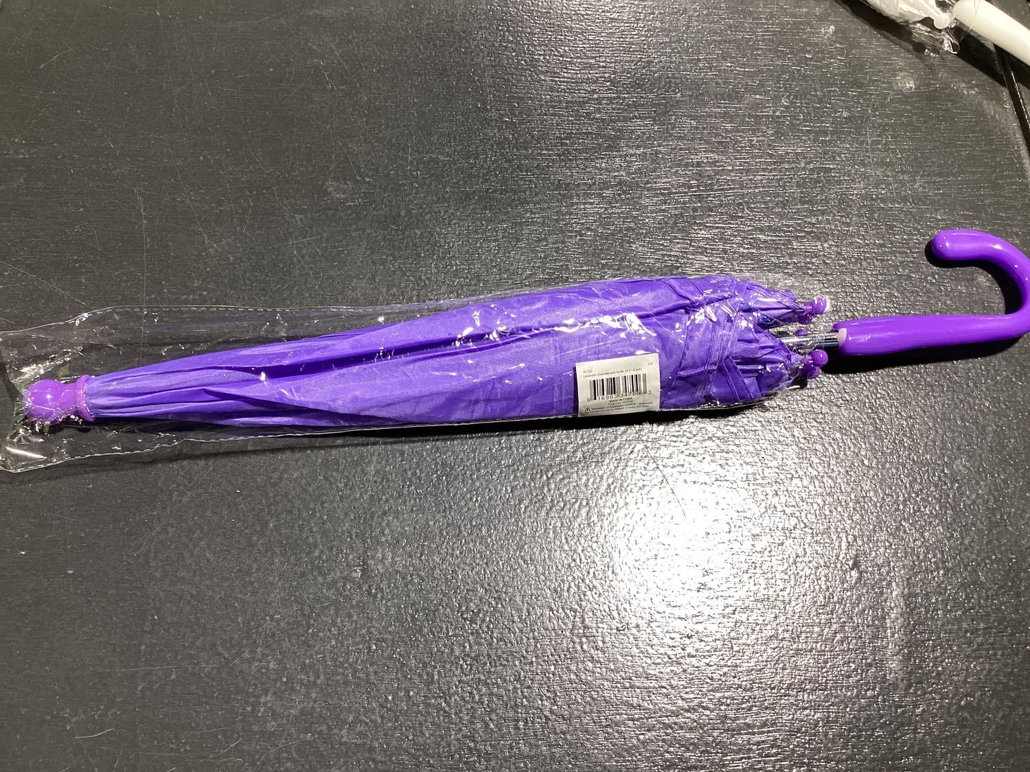 Lavender Umbrella with Ruffle 14.5" (Each)