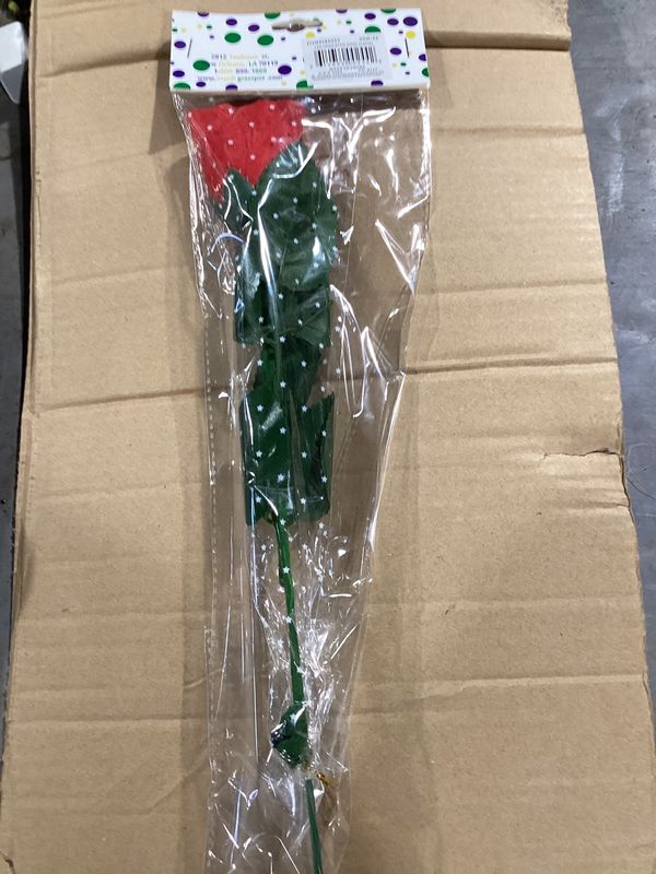 LED Long Stem Red Rose (Each)