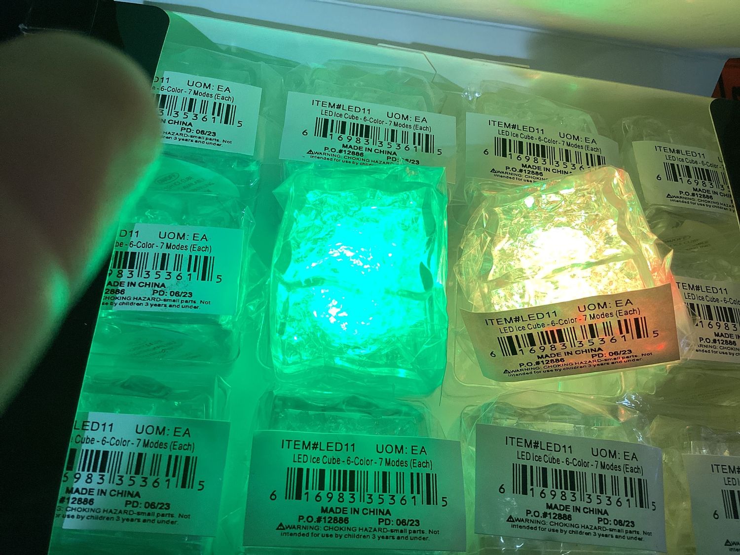 LED Ice Cube - 6-Color - 7 Modes (Each)