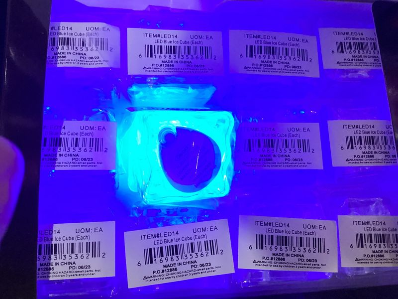 LED Blue Ice Cube (Each)